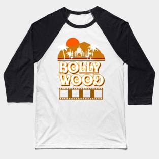 Retro Bollywood Hindi Movie Vintage Aesthetic Baseball T-Shirt